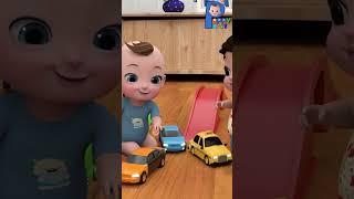 Ten Little Cars | Counting Song | Peppy Kids Nursery Rhymes #shorts