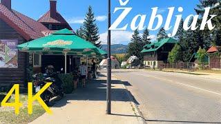 Žabljak Montenegro  Walking Tour 4K 60fps - with Captions