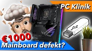 Krass!! 1000€ gespart mit einem USB Stick | ASUS ROG Z690 Maximus Extreme defekt? BIOS Flashback