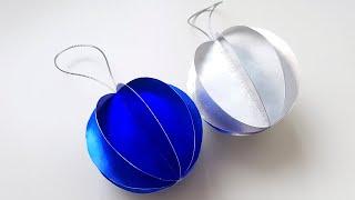 Christmas ornament How to make a paper Christmas ball Handmade Christmas decorations Christmas toy