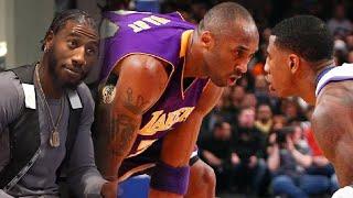 Kobe Bryant elite level trash talk to Iman Shumpert before the game even ended 