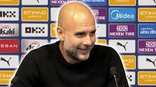 'Tough game? Noooo SO EASY! It was intense, it was TIGHT!' | Pep Guardiola | Man City 3-2 Fulham