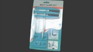 Mini F Clamp Scale Model Tool Review