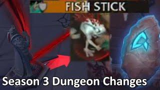 Changes to Returning Dungeons in Season 3