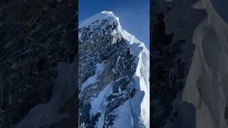 The Hillary Step on Everest #shorts #everest #mountains