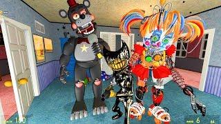 АНИМАТРОНИКИ ПРОТИВ БЕНДИ FNAF 4 ► Garry's Mod