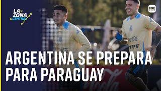 ASÍ ENTRENA LA SELECCIÓN ARGENTINA DE CARA AL PARTIDO CONTRA PARAGUAY || LA ZONA CENTRAL