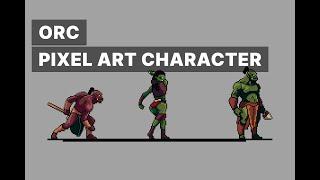 Orc Pixel Characters for Indie Games