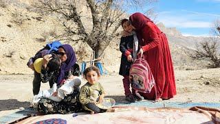 Nomadic Life :A nomadic family is looking for a beautiful nomadic girl to cement the kitchen floor