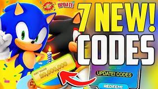 ️PARTY!CODES️SONIC SPEED SIMULATOR ROBLOX CODES 2024 - SONIC SPEED CODES