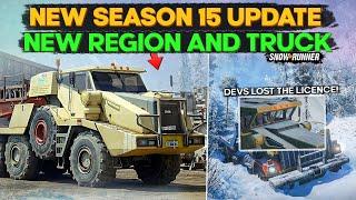 New Season 15 Update New Truck MOL TB800 in SnowRunner with New Winter Region