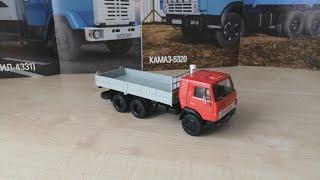 Обзор модели Камаз-5320, масштаб 1:43, "Deagostini".