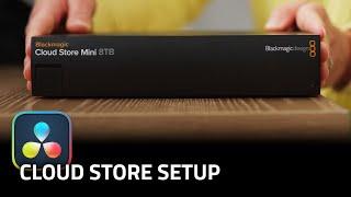 Cloud Store NAS Setup - DaVinci Resolve Network Attached Storage HOW TO DEMONSTRATION
