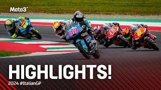 Moto3™ Race Highlights  | 2024 #ItalianGP