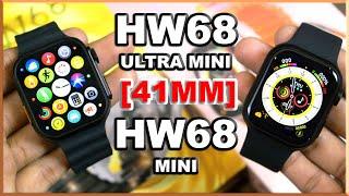 Unboxing HW68 Ultra Mini & HW68 Mini - 41mm, Full Display, watchOS Icons, Strap Locks!