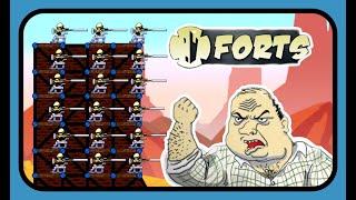 Forts - СНАЙПЕРСКОЕ БЕЗУМИЕ!!! ВРАГ ПРОСТО СДАЛСЯ #фортс #ЛысыйДядь