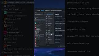 NEW FPS COUNTER SETTING LOCATION | Steam UI Update