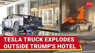 Tesla Truck Used To Target Trump? Musk's First Reaction After 'Terror Attack' In Las Vegas