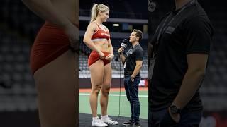 Tallest Female Volleyball Player Spikes at 6’9”!  #TallWoman #Volleyball #USA #Shorts #tallathlete