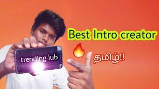 how to create youtube intro in tamil Balamurugan tech