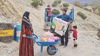 Creating warmth at home by buying an electric heater: Shahin's hard work in collecting firewood