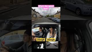 WHATS THE SPEED LIMIT? 20 OR 30? #driving #test #london #speed #limit #fail #tips