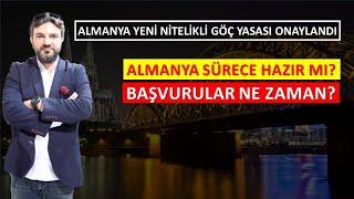 Almanya Nitelikli Göç Yasası Onaylandı | Kurumlar Başvuru Almaya Hazır Mı?