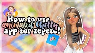 How to use ZEPETO dances ON CHELLY app! *tutorial*