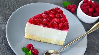 Немецкий ТОРТ с творогом и малиной  Himbeer-Quark-Torte