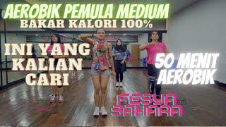 Aerobic exercise for beginners, medium by fesya sahara aerobics