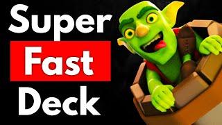 I Played the FASTEST Log Bait Deck in Clash Royale