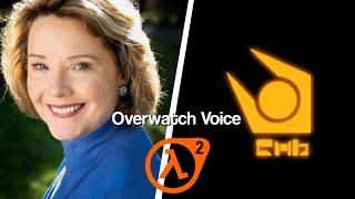 Overwatch Voice Actress re-enacts a line from HALF-LIFE 2 (Ellen McLain)