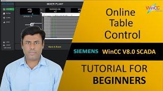 WinCC v8.0: Step-by-Step Tutorial for Beginners on Configuring Online Table Control