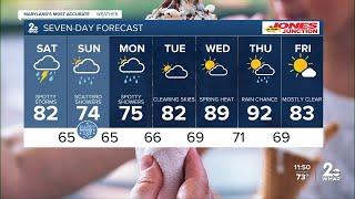 WMAR-2 News Abigail Degler Father's Day weekend weather