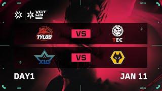 TYL vs TEC - XLG vs WOL - DAY 1 - VCT CN Kickoff 2025