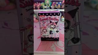 this blindbox set is THE cutest, LOOK AT KUROMI AND MY MELODY! #kuromi #mymelody #hellokitty #sanrio