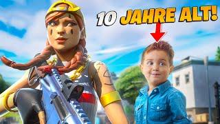 KLEINER JUNGE spielt FORTNITE und sagt das...  | Random Duos