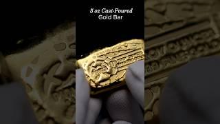 Pioneer Metals 5 oz Cast-Poured Gold Bar  #apmex #gold #goldbar #goldbars #preciousmetals