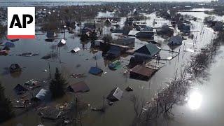 Floods continue to inundate Russia's Siberian south