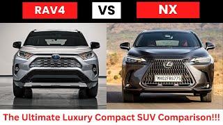 2025 Toyota RAV4 vs 2025 Lexus NX