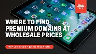 Finding Premium Domains at Wholesale Prices #shorts