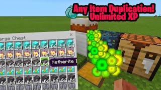 Minecraft New Duplication Glitch Method And Unlimited XP! PS4,XBOX,PE,SWITCH