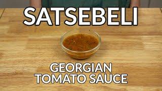 Satsebeli Recipe: SPICY Georgian Tomato Sauce