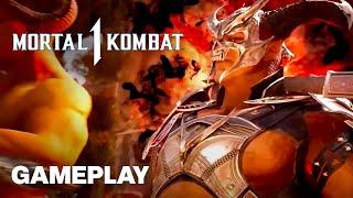 Mortal Kombat 1 - General Shao vs Baraka High Level Gameplay w/Motaro Kameo Fatality