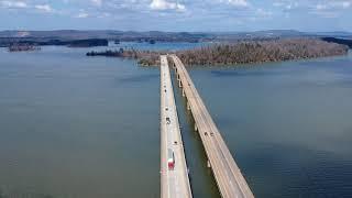 Lake Guntersville, Alabama Drone Footage