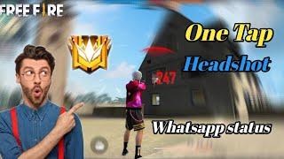 Free fire whatsapp status | One tap headshot whatsapp status | Garena free fire | #shorts