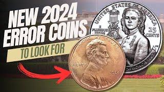 RARE 2024 Coin Discovery! Mint Error Pennies and Quarters