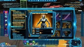 Swtor Shae Vizla's Armor Set From Acolyte's Shadow Pack