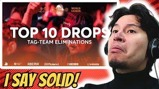 ARTIST REACTS! | Top 10 Drops Elimination | GRAND BEATBOX BATTLE 2024 | Tag Team Category