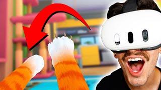 I BECAME A CAT IN VR! (I Am Cat)